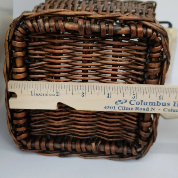 SALE!!! 3 FOR $15 Tastefully Simple Utensil holder- wicker - Picture 8 of 12